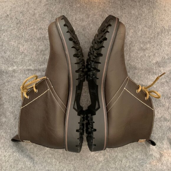 Tommy Hilfiger Men's Lace Up Casual Dress Brown Ankle Boots - Picture 7 of 12